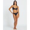image:imageVolcom Womens Simply Seamless Cheeky Bikini Bottom Regular amp Plus SizeCaviar