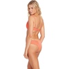 image:imageVolcom Womens Simply Seamless Cheeky Bikini Bottom Regular amp Plus SizeDark Coral