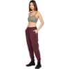 image:imageVolcom Womens Stone Stacked Slim Fit Jogger PantBurgundy