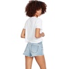 image:imageVolcom Womens Stoney Stretch Cut Off Denim ShortRetro Blue