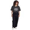 image:imageVolcom Womens Thisthatthem Skate Relaxed Fit Chino PantBlack 124