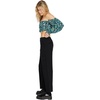 image:imageVolcom Womens Thisthatthem Skate Relaxed Fit Chino PantBlack