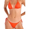 image:imageVolcom Womens Tri Bikini Top  Sustainable Slidetri Swim Top with Adjustable Halter and Removable CupsPersimmon