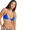 image:imageVolcom Womens Tri Bikini Top  Sustainable Slidetri Swim Top with Adjustable Halter and Removable CupsTrue Blue