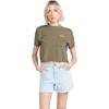 image:imageVolcom Womens Stone Step High Rise Denim ShortCruzer Blue