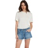 image:imageVolcom Womens Stoney Stretch Cut Off Denim ShortJasper Blue