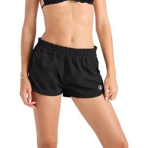 image:imageVolcom Womens 2inch Swim Boardshorts  Lightweight 4Way Stretch Surf Shorts with UPF 50 and Recycled FabricOnyx