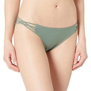 image:imageVolcom Womens Full Bikini Bottom  LowRise Swim Bottom with Full Coverage Made from Recycled FabricDark Green