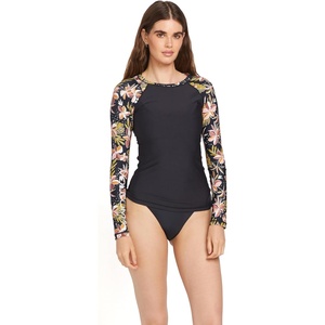 image:imageVolcom Womens Simply Core Long Sleeve Rashguard Upf 50Multi