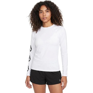 image:imageVolcom Womens Simply Core Long Sleeve Rashguard Upf 50White
