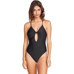 image:imageVolcom Womens Simply Seamless 1pcBlack Seamless