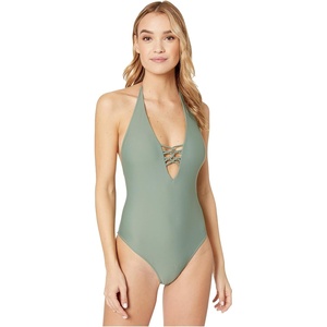 image:imageVolcom Womens Simply Seamless 1pcGreen