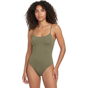 image:imageVolcom Womens Simply Seamless 1pcGreen Olive