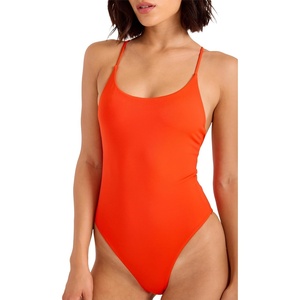 image:imageVolcom Womens Simply Seamless 1pcPersimmon