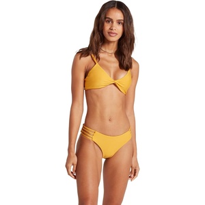 image:imageVolcom Womens Simply Seamless Cheeky Bikini Bottom Regular amp Plus SizeVintage Gold