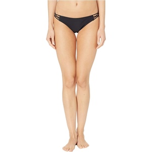image:imageVolcom Womens Simply Solid Full Bikini Bottom Regular amp Plus SizeBlack Black Black