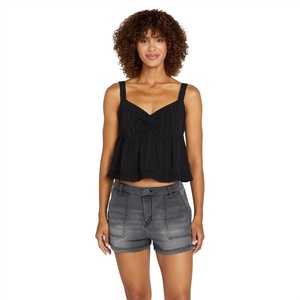 image:imageVolcom Womens Stone Kraft Utility Denim ShortVintage Black