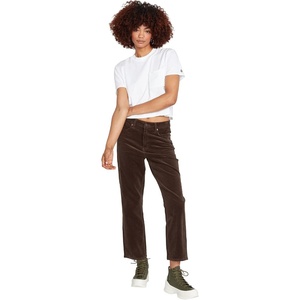 image:imageVolcom Womens Stoned High Rise Straight Leg JeanEspresso