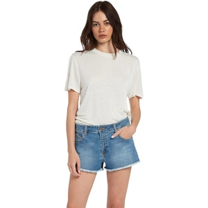 image:imageVolcom Womens Stoney Stretch Cut Off Denim ShortJasper Blue