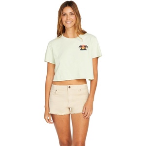image:imageVolcom Womens Stoney Stretch Cut Off Denim ShortSand
