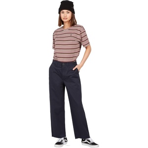 image:imageVolcom Womens Thisthatthem Skate Relaxed Fit Chino PantMidnight Blue