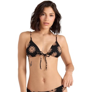 image:imageVolcom Womens Tri Bikini Top  Sustainable Slidetri Swim Top with Adjustable Halter and Removable CupsBlack Bronze