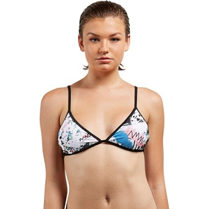 image:imageVolcom Womens Tri Bikini Top  Sustainable Slidetri Swim Top with Adjustable Halter and Removable CupsBlack Collage