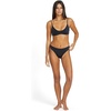 image:imageVolcom Womens Crop Bikini Top  Seamless Swim Top with Cropped Fit Adjustable Straps and Removable CupsBlackwht