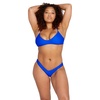 image:imageVolcom Womens Crop Bikini Top  Seamless Swim Top with Cropped Fit Adjustable Straps and Removable CupsBlue