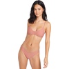 image:imageVolcom Womens Crop Bikini Top  Seamless Swim Top with Cropped Fit Adjustable Straps and Removable CupsMauve