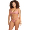 image:imageVolcom Womens Crop Bikini Top  Seamless Swim Top with Cropped Fit Adjustable Straps and Removable CupsMauve