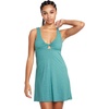 image:imageVolcom Womens Desert Bunnie Reversible Fit and Flare Knit Mini DressJade