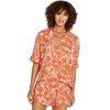 image:imageVolcom Womens Excapism Oversized Button Front ShirtBurnt Sienna