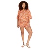 image:imageVolcom Womens Excapism Oversized Button Front ShirtBurnt Sienna