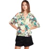 image:imageVolcom Womens Excapism Oversized Button Front ShirtSlate Grey