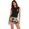 image:imageVolcom Womens Frochickie 3 Chino Short Regular amp Plus SizeBlack Floral Pr