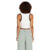 image:imageVolcom Womens Fun Fever Sleeveless Crop Tank TopStar White