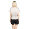 image:imageVolcom Womens Halite Striped Short Sleeve TeeDusty Rose