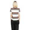 image:imageVolcom Womens Halite Striped Short Sleeve TeeFirecracker
