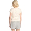 image:imageVolcom Womens Have a Clue Short Sleeve Tee  Fitted TShirt with Striped Neck TapingBone White