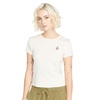 image:imageVolcom Womens Have a Clue Short Sleeve Tee  Fitted TShirt with Striped Neck TapingCloud