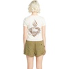 image:imageVolcom Womens Have a Clue Short Sleeve Tee  Fitted TShirt with Striped Neck TapingCloud