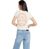 image:imageVolcom Womens Have a Clue Short Sleeve Tee  Fitted TShirt with Striped Neck TapingCloud White