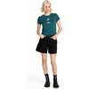 image:imageVolcom Womens Have a Clue Short Sleeve Tee  Fitted TShirt with Striped Neck TapingEmerald Green