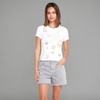 image:imageVolcom Womens Have a Clue Short Sleeve Tee  Fitted TShirt with Striped Neck TapingWhite
