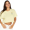 image:imageVolcom Womens Just a Trim Short Sleeve Crop TeeFaded Lemon