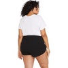 image:imageVolcom Womens Lived In Lounge Fleece Sweat Shorts Regular amp Plus SizeBlack 2