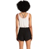 image:imageVolcom Womens Lived In Lounge Fleece Sweat Shorts Regular amp Plus SizeBlackwhite