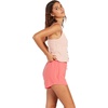 image:imageVolcom Womens Lived In Lounge Fleece Sweat Shorts Regular amp Plus SizeElectric Coral