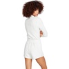 image:imageVolcom Womens Lived In Lounge Fleece Sweat Shorts Regular amp Plus SizeLight Grey 1